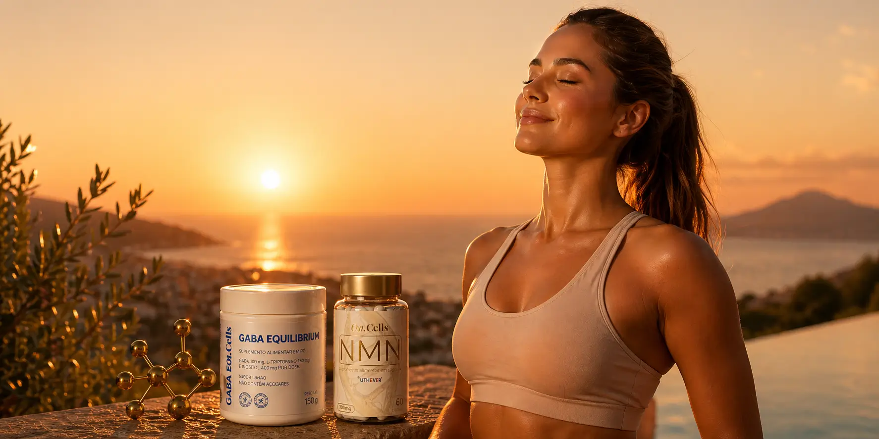 GABA e NMN On.Cells para nutrição celular e vitalidade